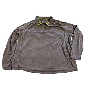 Tommy Bahama Pullover ‎ Sz 2xl Mens Quarter Zip Brown Long Sleeve